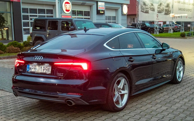 Audi A5 cena 142499 przebieg: 36000, rok produkcji 2018 z Warszawa małe 667